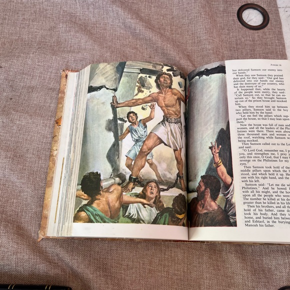 The Children's Bible Illustrated Stories Golden Press Vintage Hardcover 1965 - Picture 7 of 13